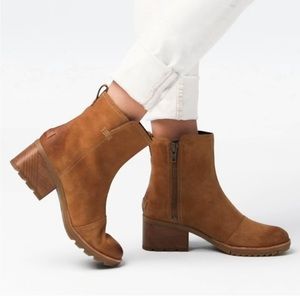 Sorel CATE Waterproof Suede Ankle Boot sz 7.5